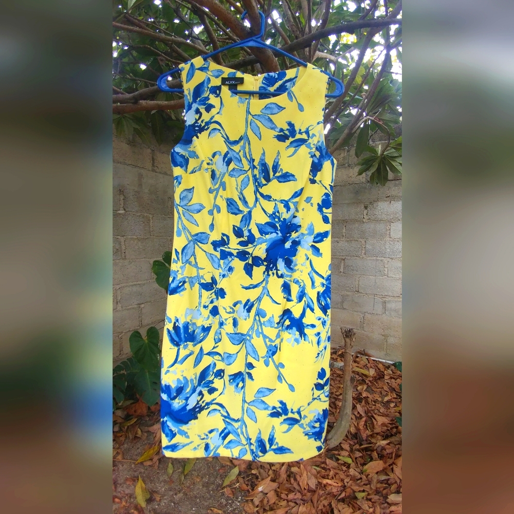 Women's Yellow Sheath Dress Alyx brand Size 4